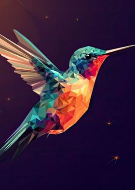Vector Hummingbird