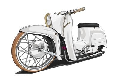 Simson Schwalbe Low White