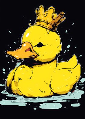 Rubber Duck With Crown