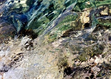 Sea summer rocks close up