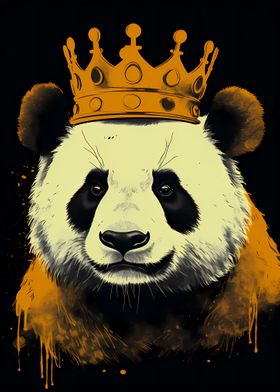 Panda With Crown