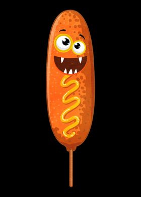 Corndog Monster Halloween