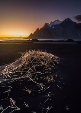 Sunset on a beach