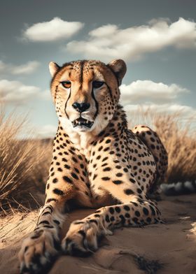 Majestic cheetah