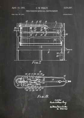 Percussion musical patent