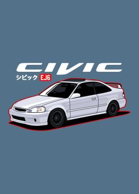 Civic EJ6 JDM Style Cars
