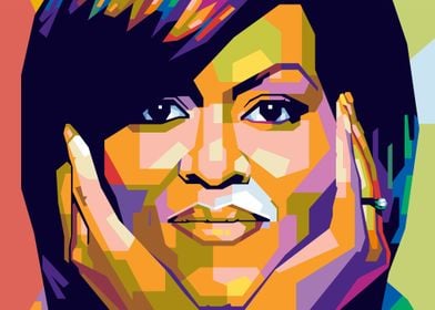 Michelle Obama Pop Art