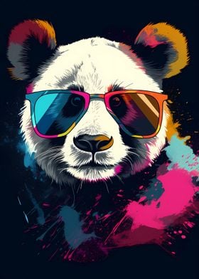 Panda With Sunglasses