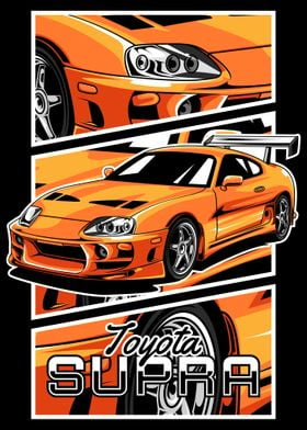 Toyota Supra Racing Card