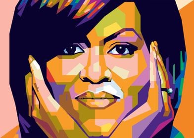 Michelle Obama Pop Art