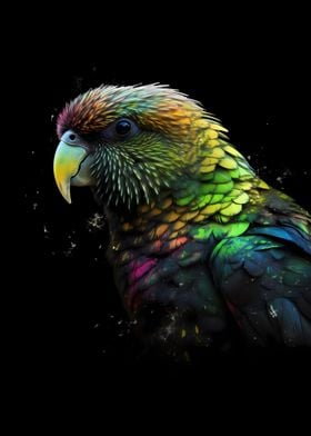 Kakapo Colorful