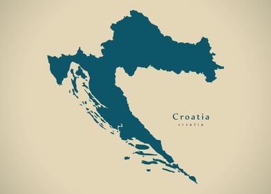 Croatia map