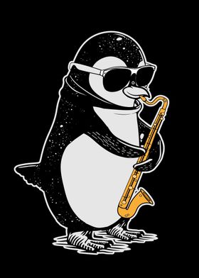 Penguin Gift Bass Clarinet