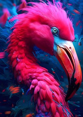 Flamingo Fluorescent UV