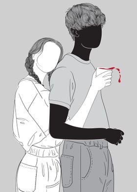 Couple Drinking Coffee