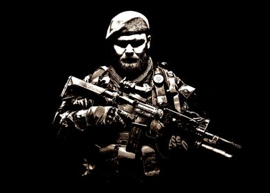 Bearded Elite Commando