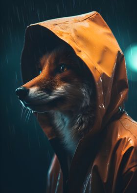 Fox in a Raincoat