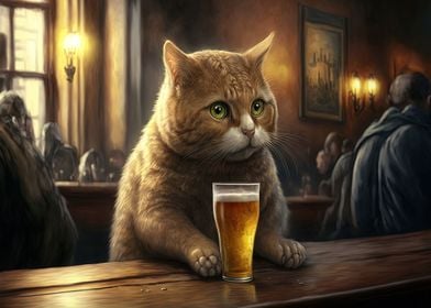 Funny Cat Beer