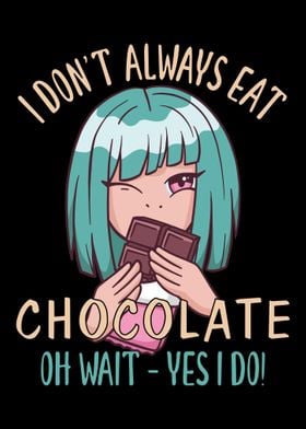 I just eat chocolate