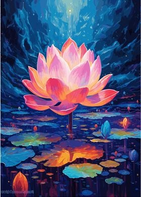 Colorful lotus