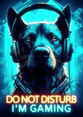 Dog Gaming Do Not Disturb