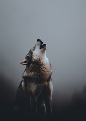 Wolf Howling At The Moon