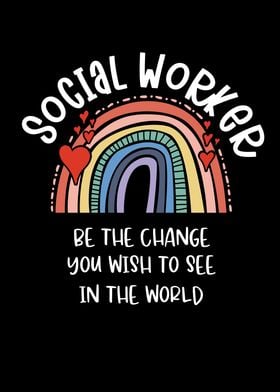 Social Worker Rainbow Be