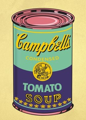 Campbells Soup Turquoise