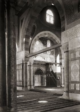 Interior of Al Aksa Mosque