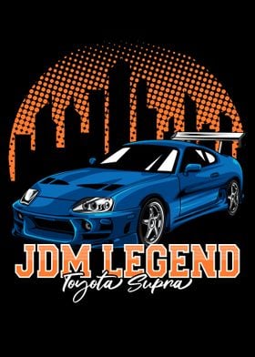 JDM Legend Supra Car