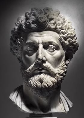 Aurelius Stoic Portrait