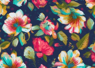 Vintage floral pattern