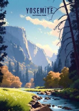 Yosemite Painting