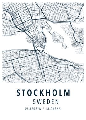 stockholm simple map