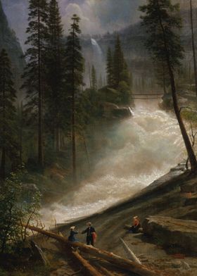 Nevada Falls Yosemite 1872