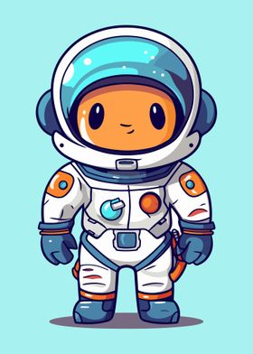 Astronaut chibi kawaii 