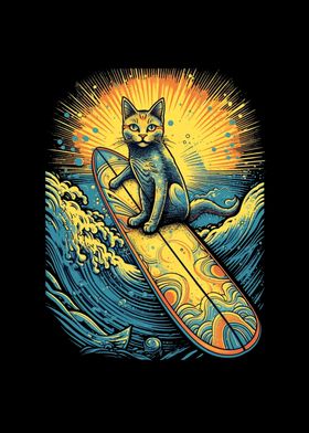 Cat Surfboard Surfboarder