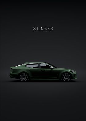 Kia Stinger GT 2022 Green