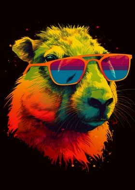 Capybara With Sunglasses