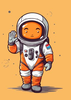 kawaii astronaut chibi