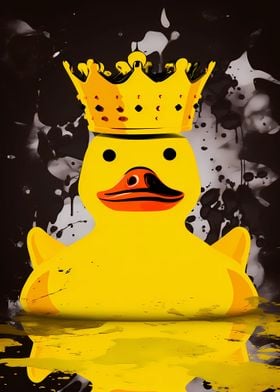 Rubber Duck With Crown