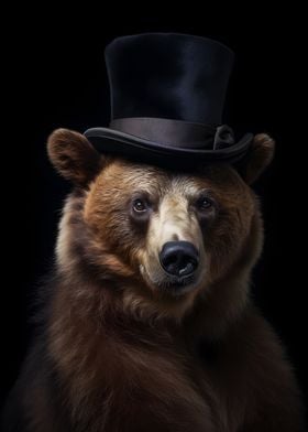 Bear with top Hat