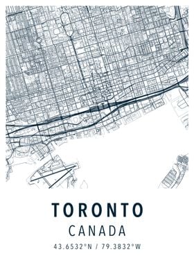 toronto simple map