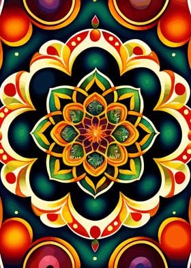 Colorful Mandala Art