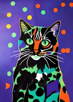 Cute Cat Painting