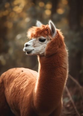 Serene alpaca