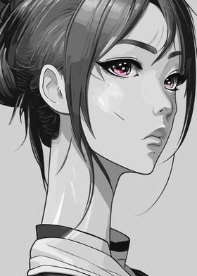 Sketch of a Japanese Lady