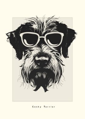 Cesky Terrier Illustration