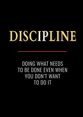 Discipline Motivational