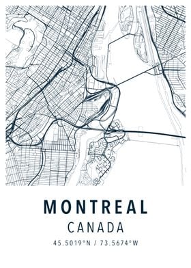 montreal simple map